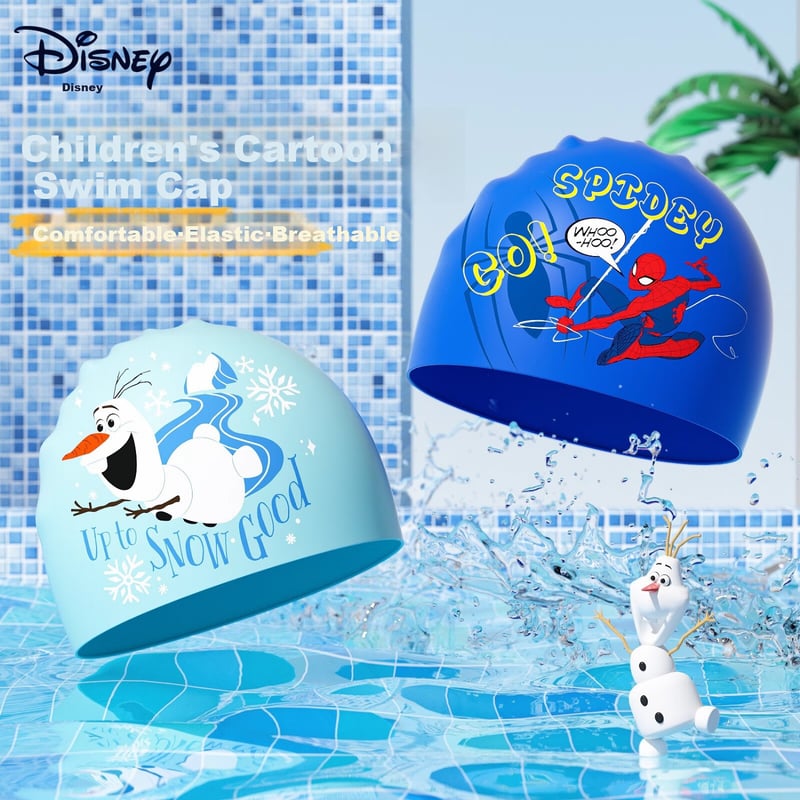Disney + Kids Swim Cap with Ear Protection