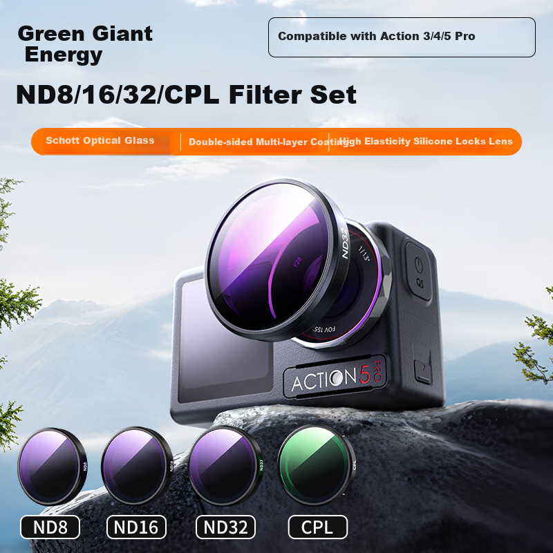 Llano CPL+ND Filter Set for DJI Action 4/5 Pro