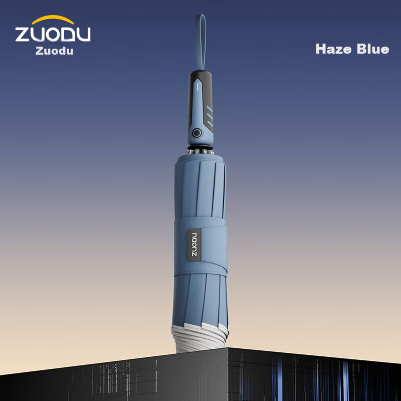 ZUODU Windproof Folding Umbrella for Women