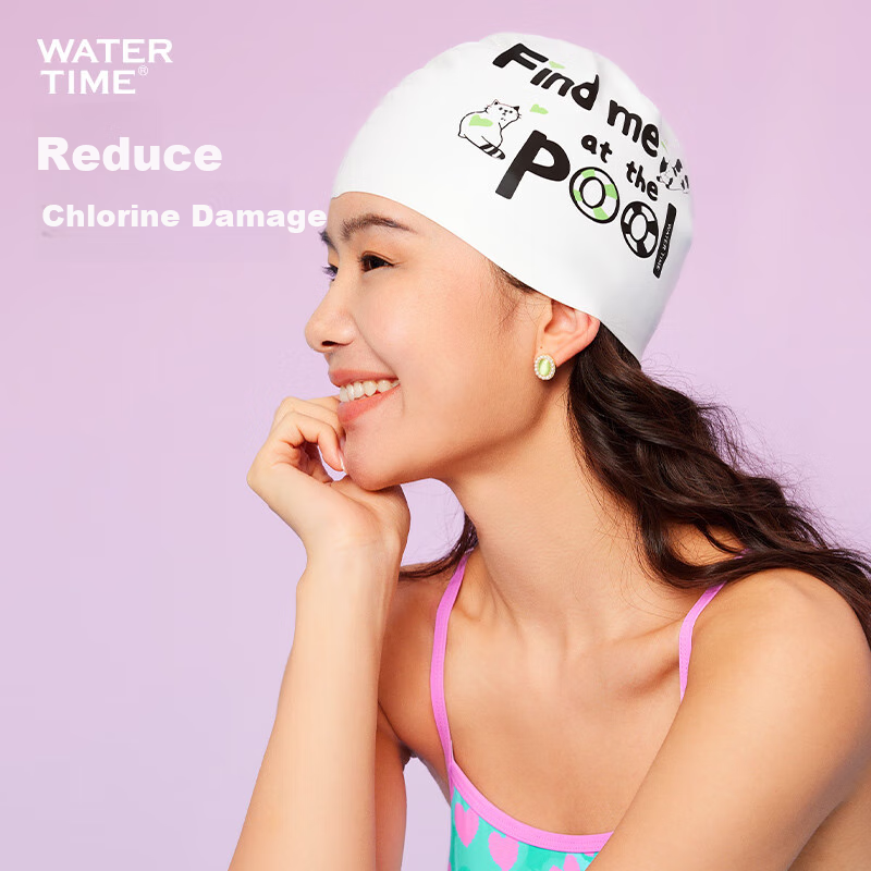 WATERTIME Shui Chuan Silicone Swimsuit Cap for Women
