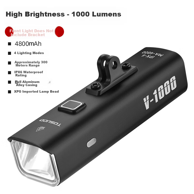 Tasiduizhang 1000 Lumens Bicycle Light