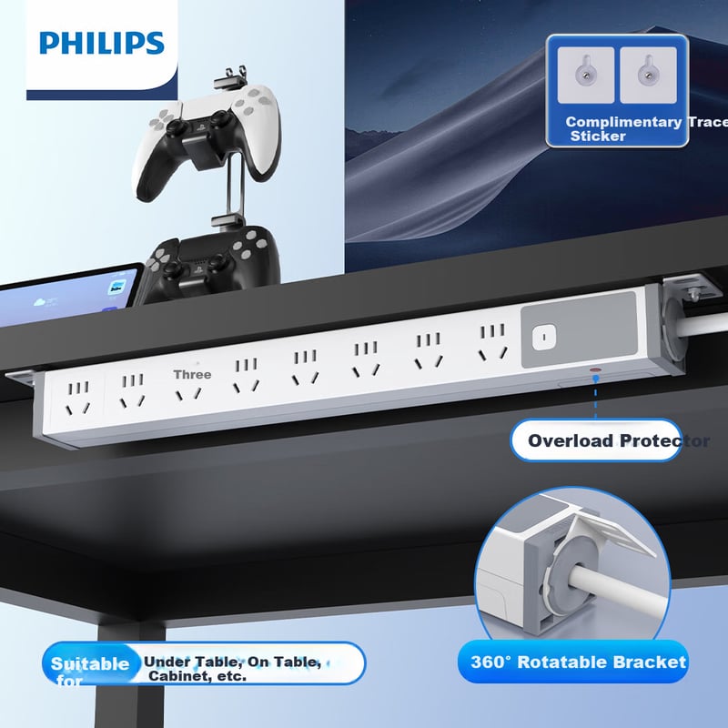 PHILIPS PDU 6-Outlet Power Strip