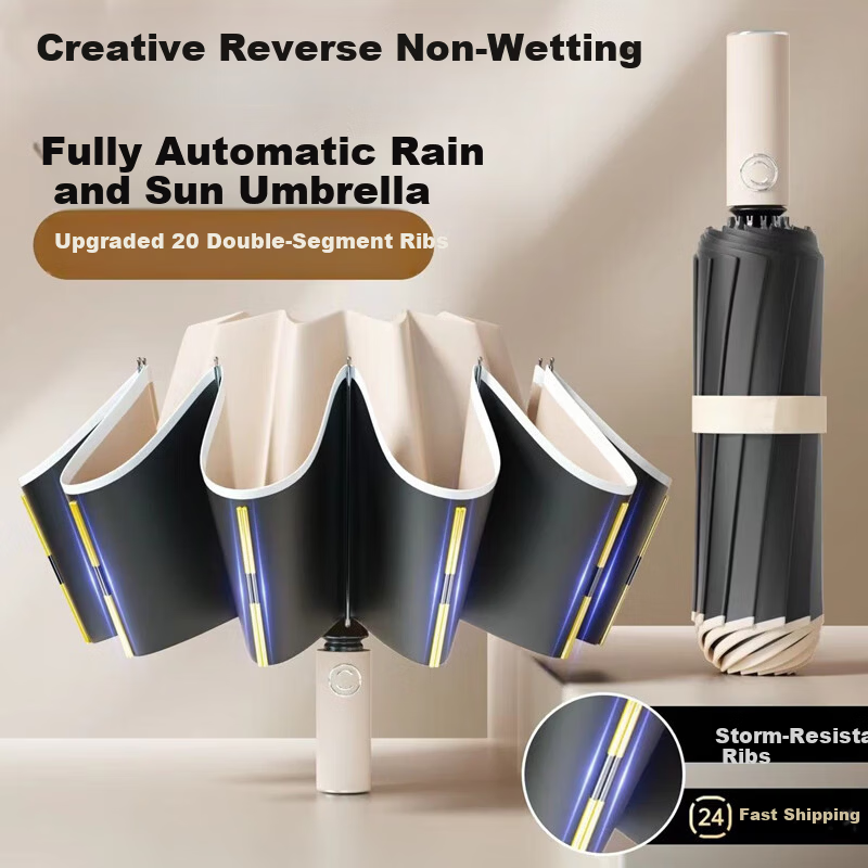 Yuzhaolin Windproof Reverse Dual-Use Umbrella