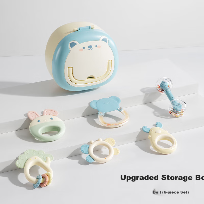 Beitaisi Baby Rattle & Teether Toy Set