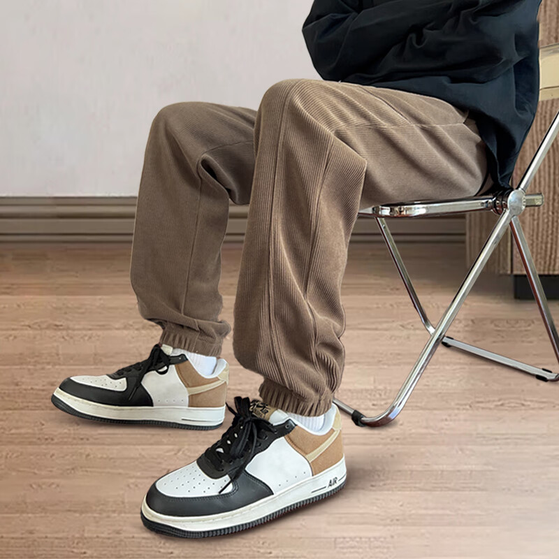 Jeanswest Men's Corduroy Chenille Jogger Sweatpants
