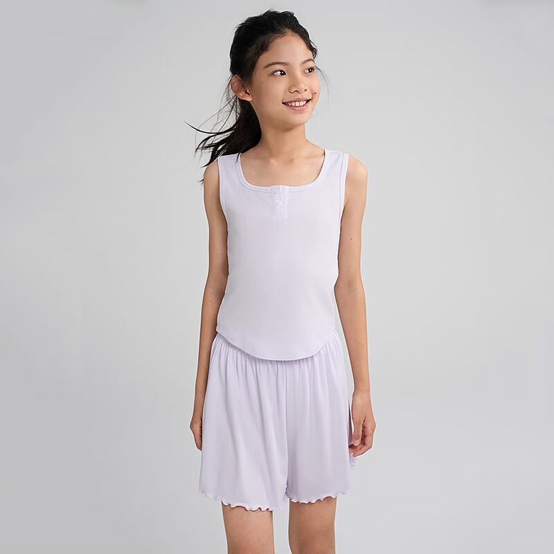 AIMER KIDS Girls' Cotton Tank Top Vest