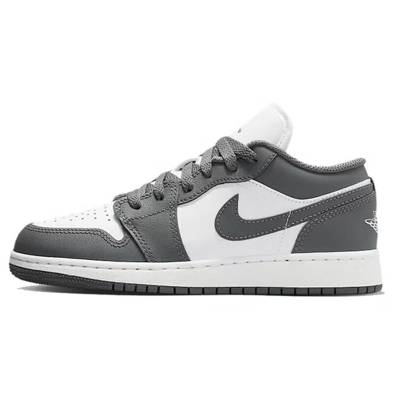 Jordan Women's AJ1 Casual Sneakers Grey White