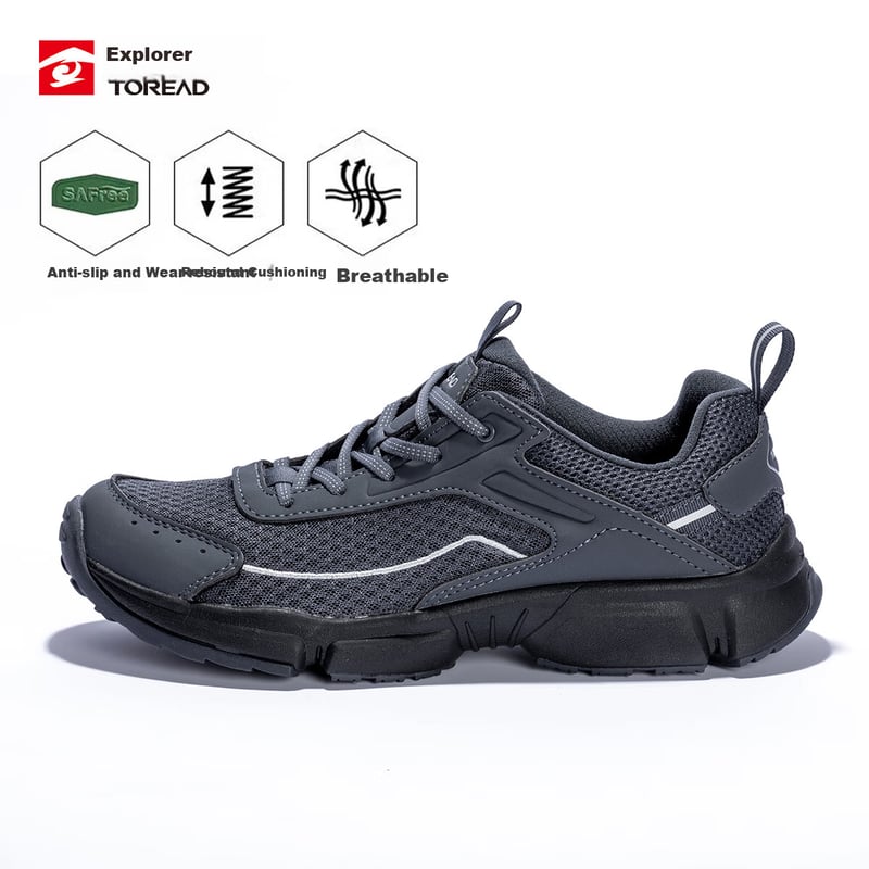 TOREAD Hiking Shoes - Non-Slip Breathable Mountaineering Shoes for Men