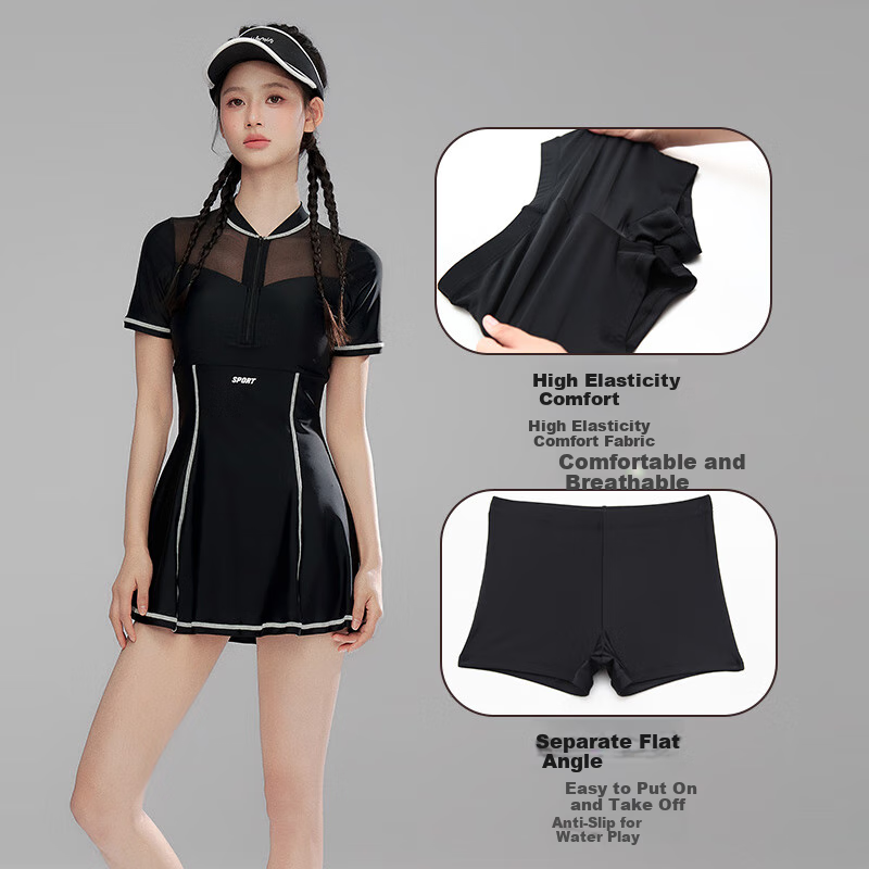 Sanqi Women's Slimming Two-Piece Swimsuit