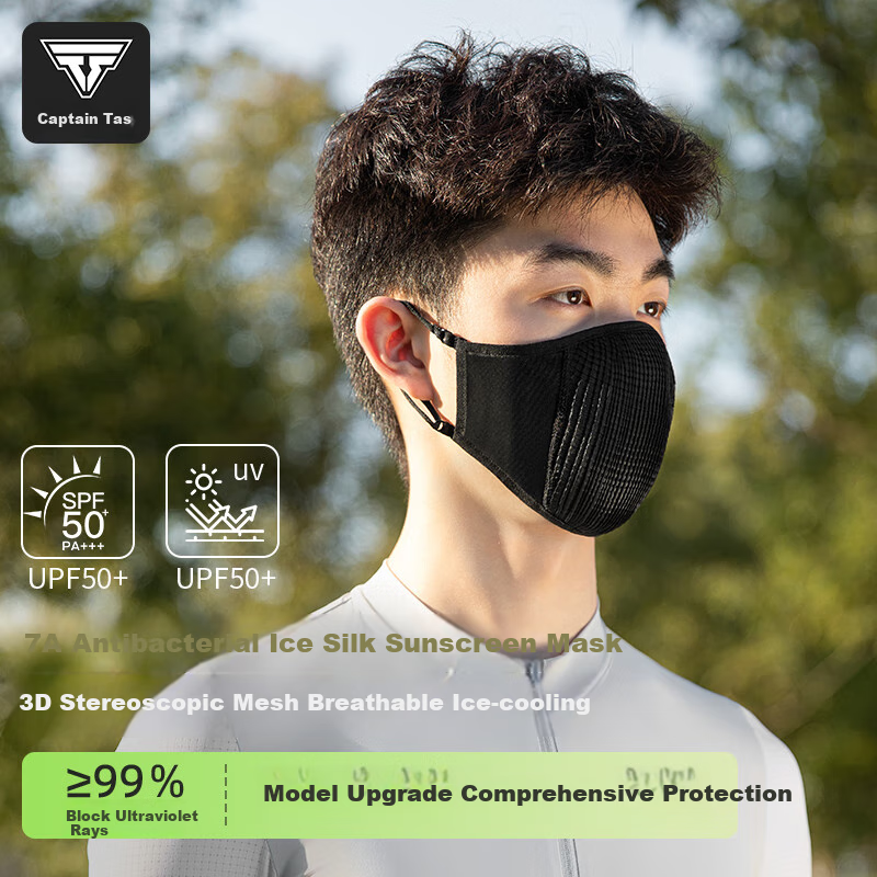 Tasiduizhang Ice Silk Cycling Face Mask
