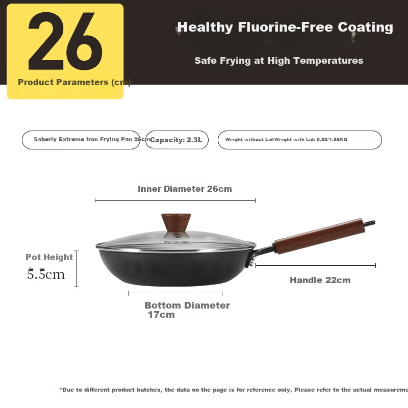 COOKER KING Non-Stick Frying Pan for Home Use