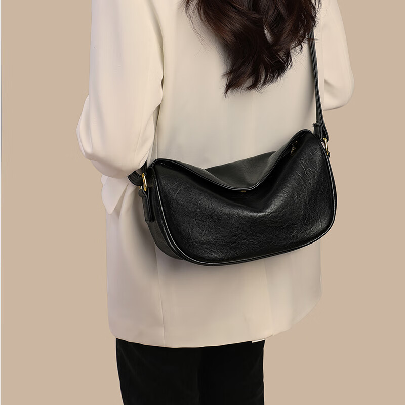 Viney Leather Handbag - Women's Luxury Dumpling Bag