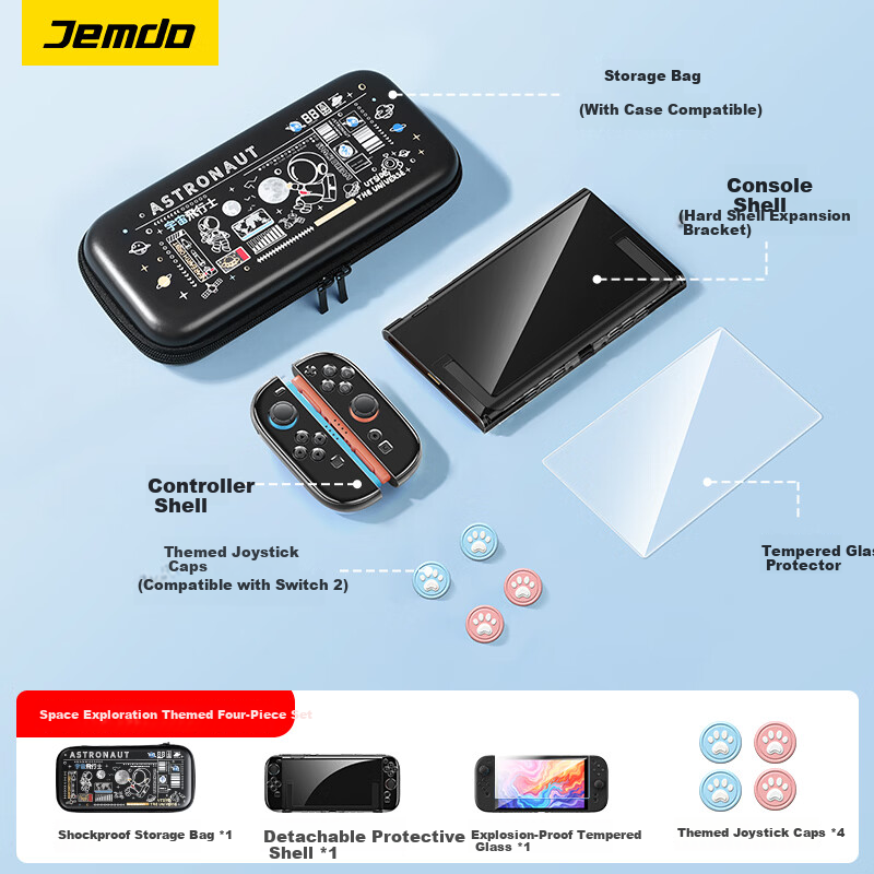 Jemdo Nintendo Switch 4-Piece Set