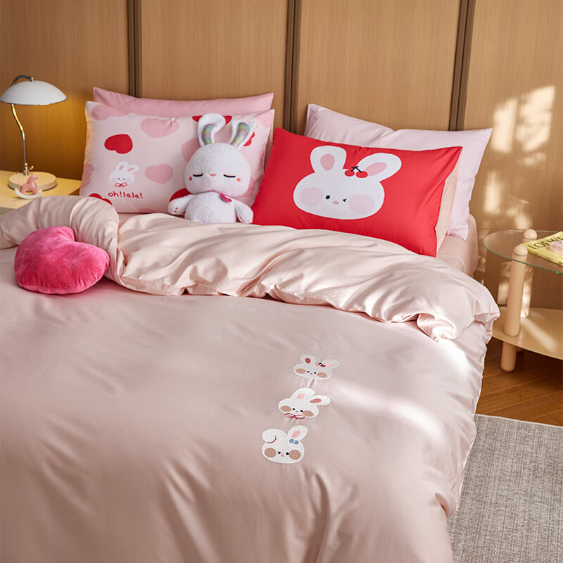 Dohia Pure Cotton Embroidered Baby Bedding Set