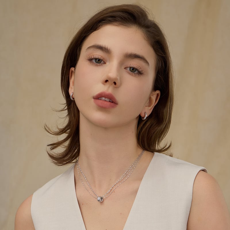 Arsis Snake Pattern Small Hoop Earrings