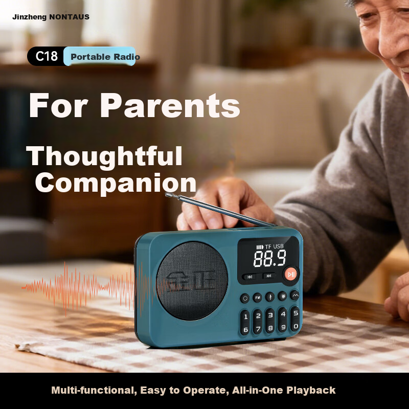 Jinzheng C18 Bluetooth Radio