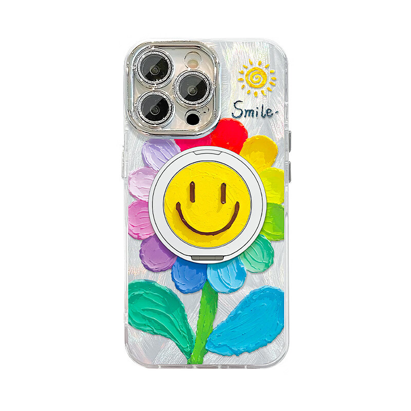 ZiTai iPhone 11 MagSafe Stand Case - Ultra-Thin Shockproof with Sunflower Magnetic Charging