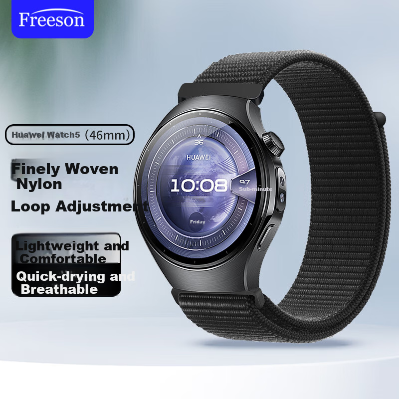 Freeson Magnetic Leather Strap for Huawei Watch 5 GT6