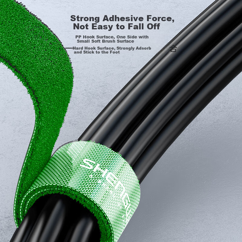 Shengwei Velcro Cable Organizer - 5m Green