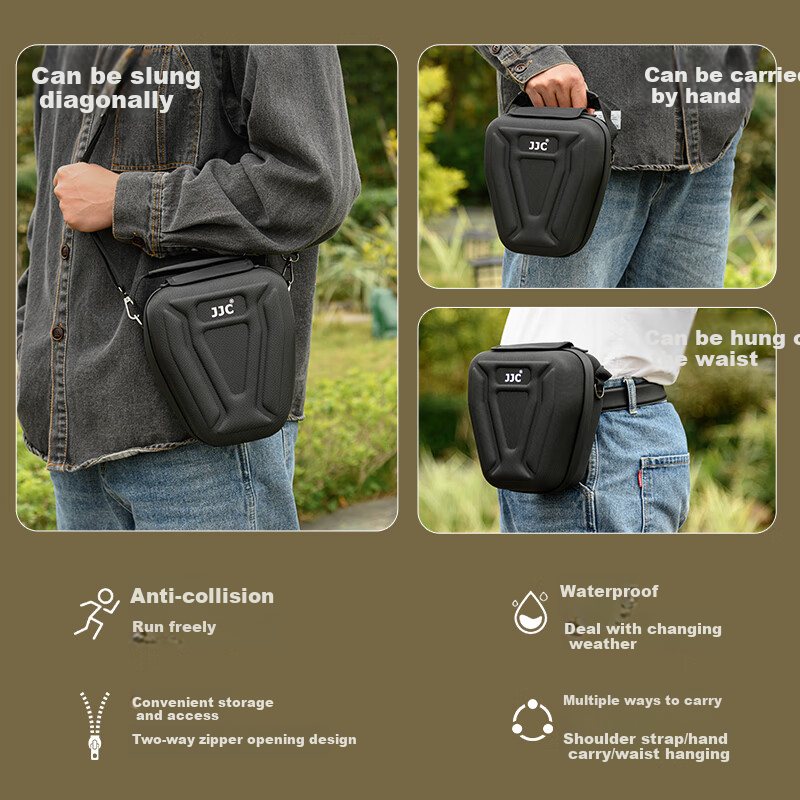 JJC Triangular Camera Bag for DSLR & Mirrorless