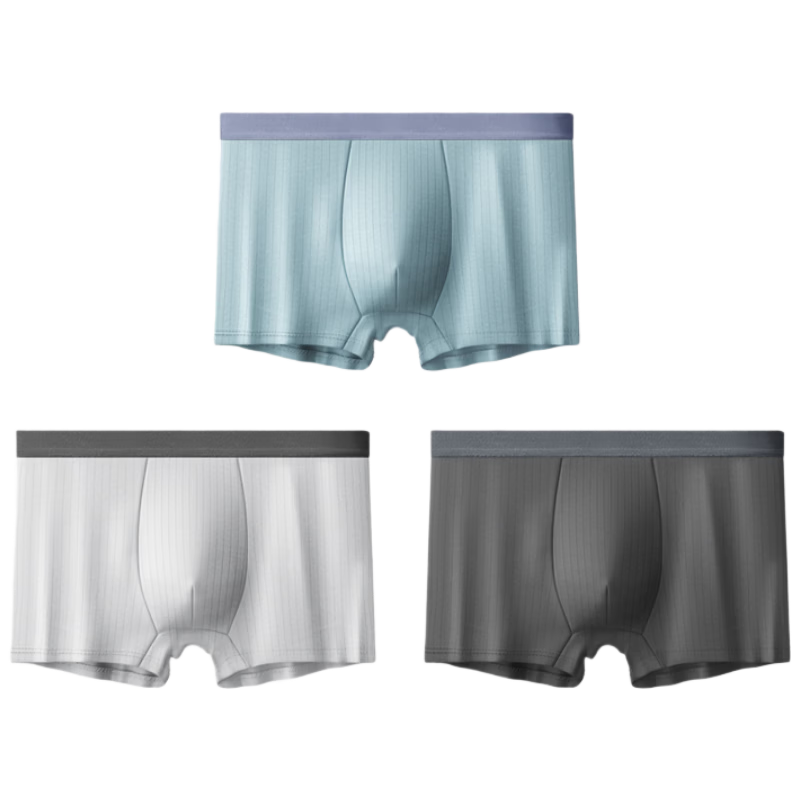 BADIGAO Men's Disposable Boxer Briefs - Pure Cotton Crotch