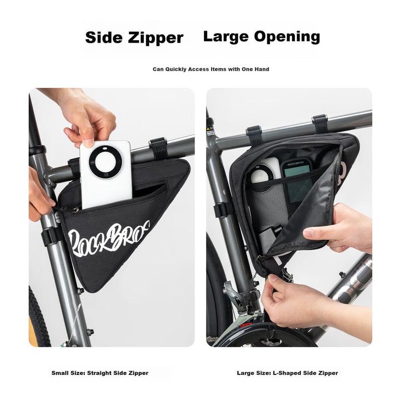 ROCKBROS Bicycle Triangle Top Tube Bag