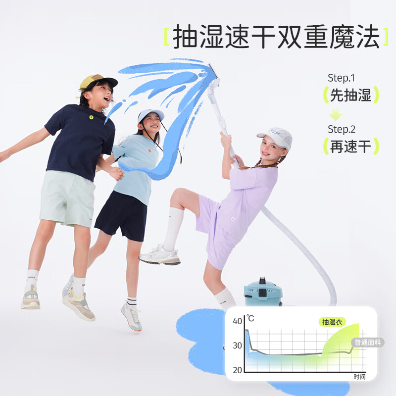 Onmygame Quick-Dry Sports T-Shirt for Kids