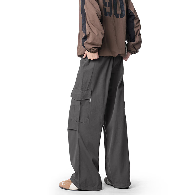 IZEXX American-Style Cargo Pants - Loose Summer Cotton Pants for Men