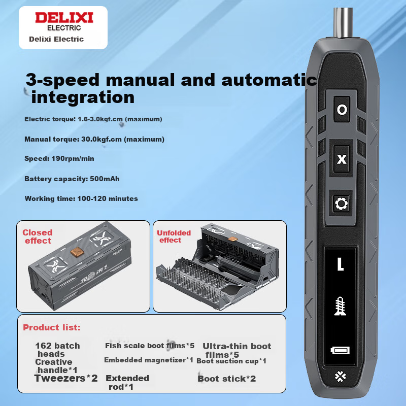 DELIXI ELECTRIC 180-In Mini Multifunctional Screwdriver Set