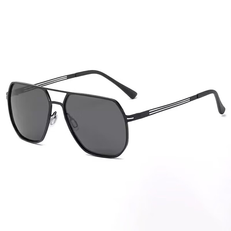 BWNK Photochromic Metal Sunglasses for Men - UV Protection