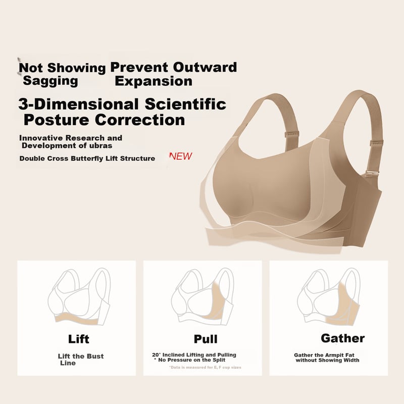 Ubras Butterfly Band Side Support Bra