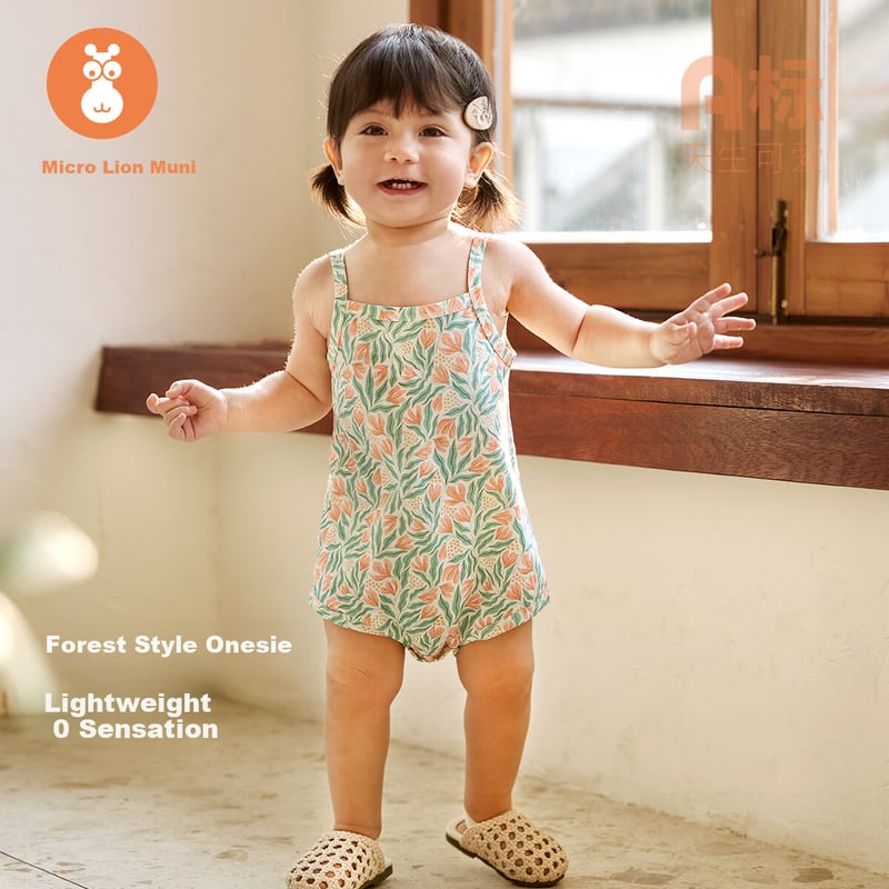 Wismorni Baby Onesie - Breathable Summer Romper