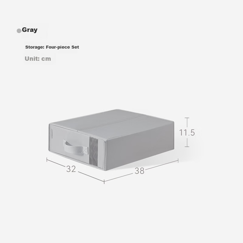 EACHY Fabric Storage Box for Bed Sheets & Duvet Covers