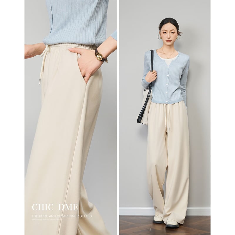 Demna Stylish Wide Leg Lazy Pants, Skin-Friendly & Comfortable