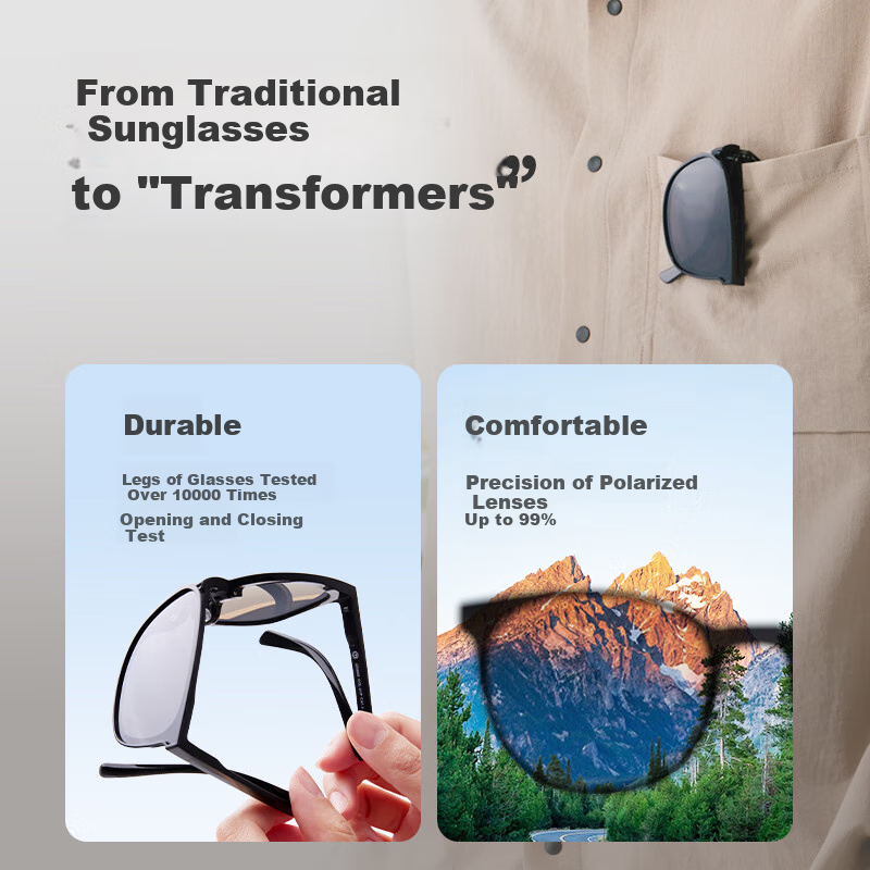 JD Original Foldable Polarized Sunglasses