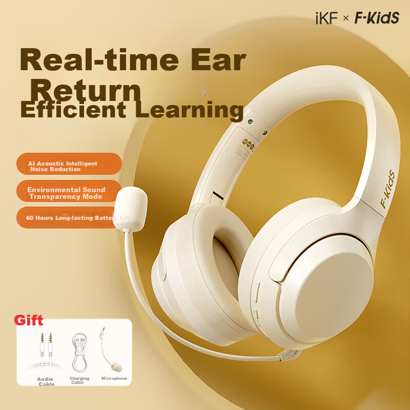 IKF Fkids H2 Over-Ear Bluetooth Wireless Headphones