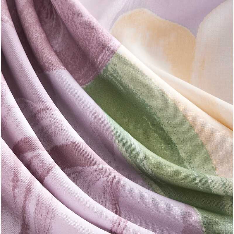 LUOLAI 100% Lyocell Summer Cool-Feeling Bedding Set