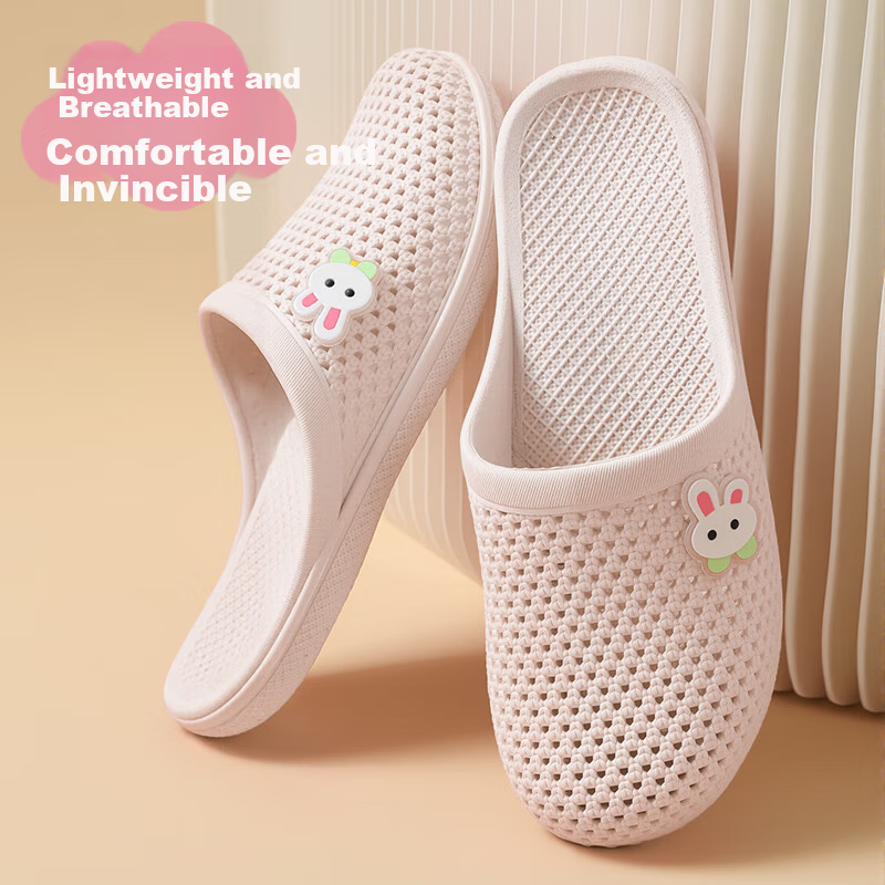 FOOTOPPO Women's Mesh Non-Slip Indoor Slippers