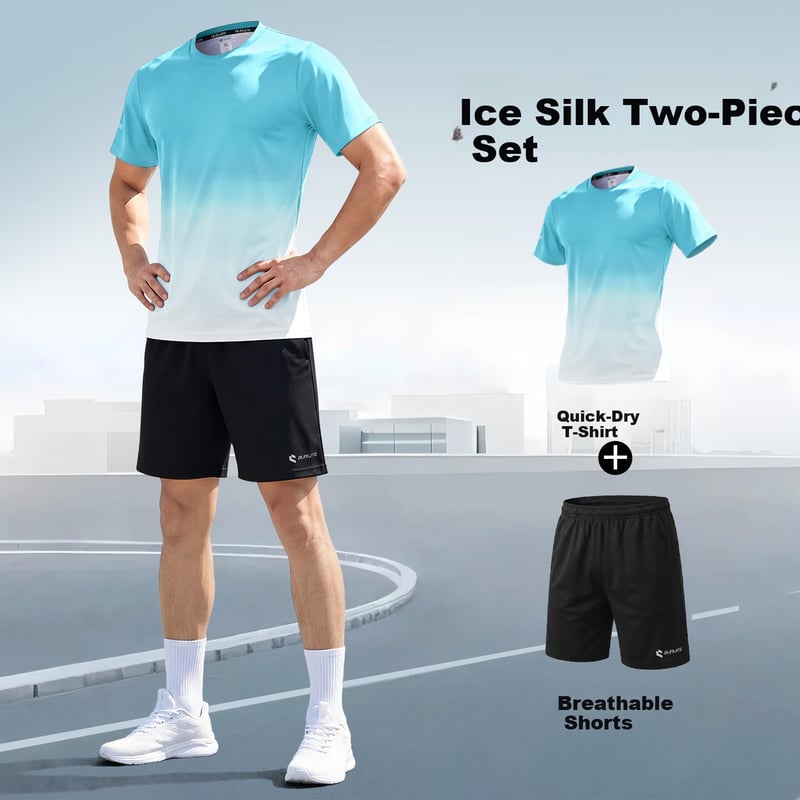 BURUITE Men's Summer Sports Set