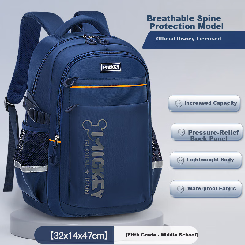 Disney Elementary School Backpack for Grades 3-6