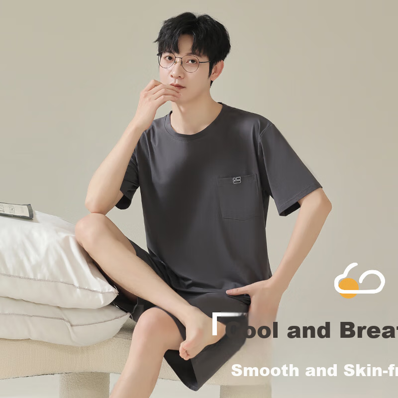 YINSLEEP Ice Silk Pajamas Men Summer 2025