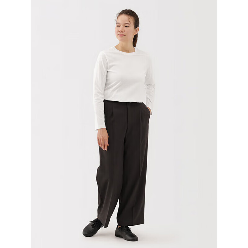 MUJI Women's Long Sleeve Jersey T-Shirt