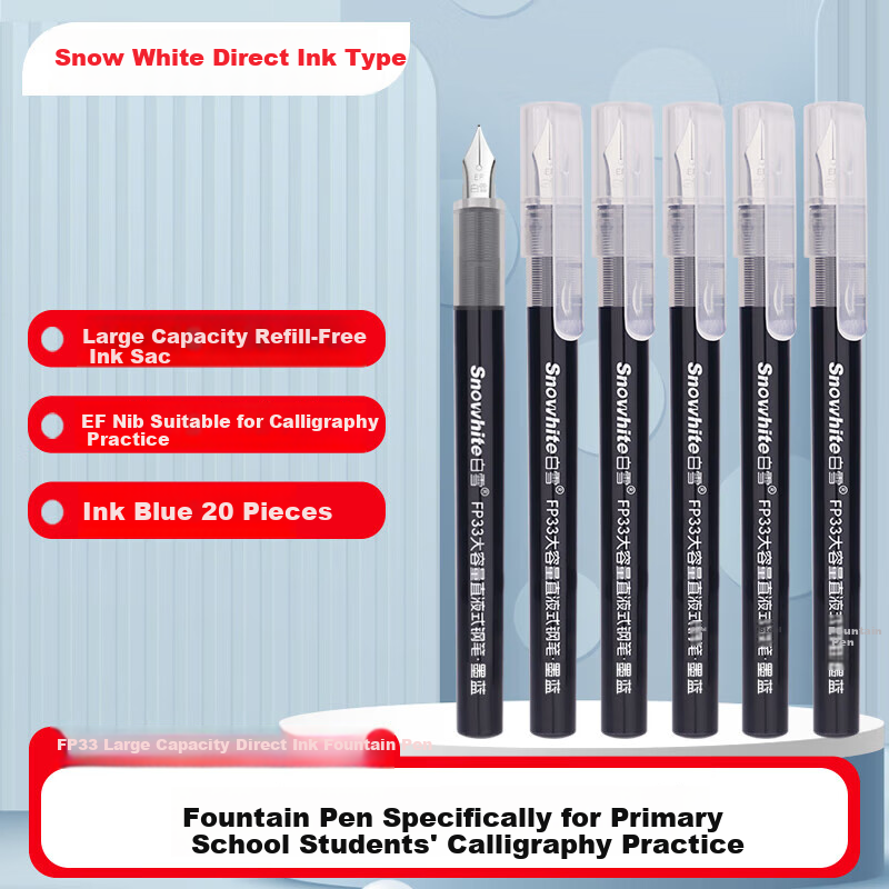 Snowhite Direct Ink Fountain Pen Student Special