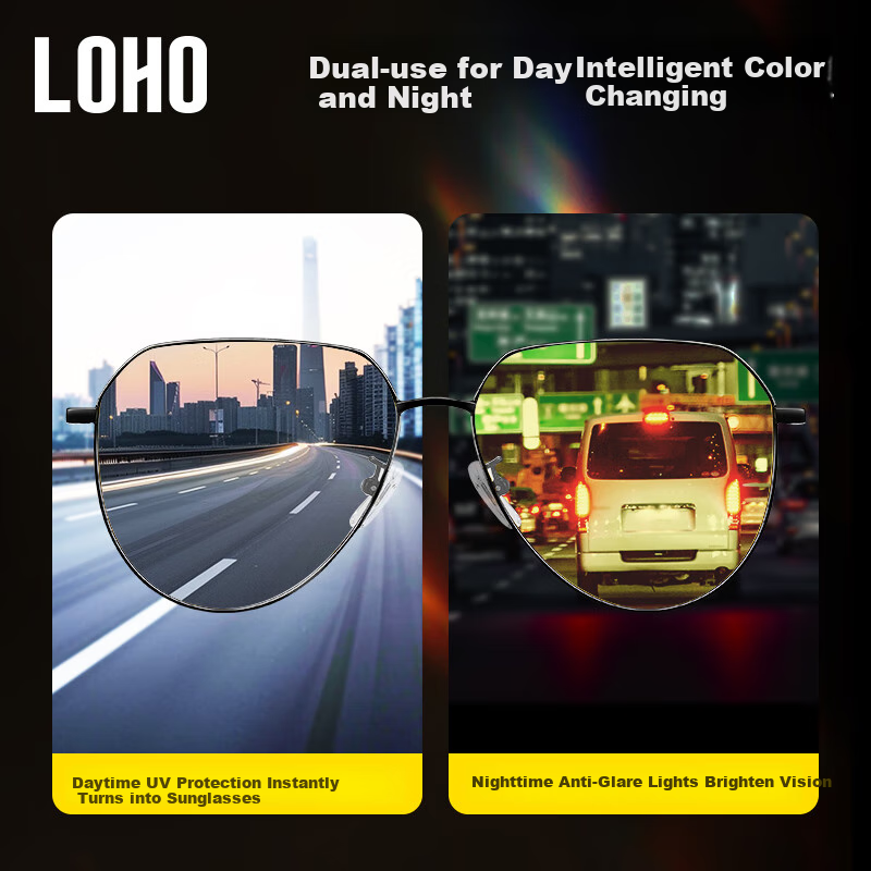 LOHO Day & Night Driving Sunglasses
