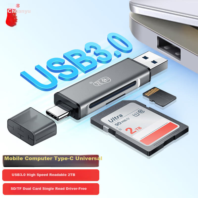 Chuanyu USB Type-C 3.0 Card Reader