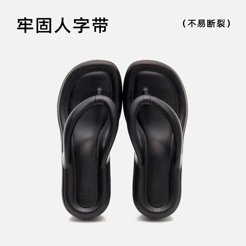 GUOLUOFEI Women's Thick Sole Flip Flops