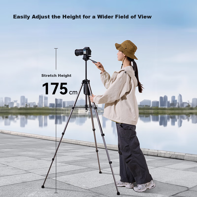 Llano Professional Camera Tripod with Bluetooth Remote