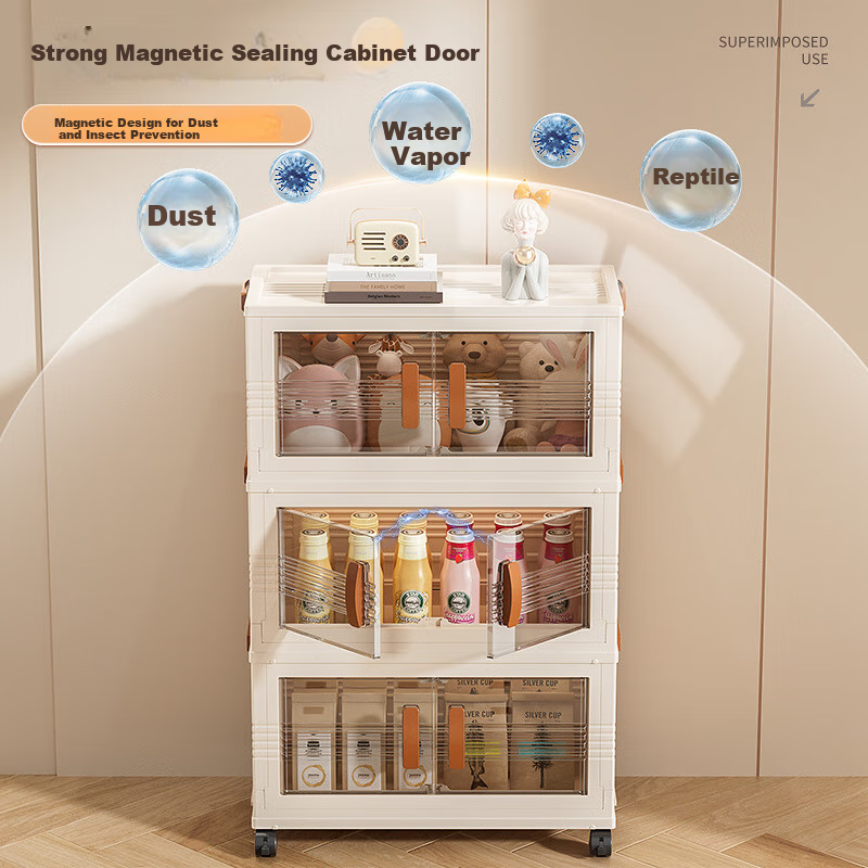 Jinlongxing 5-Tier Foldable Storage Cabinet