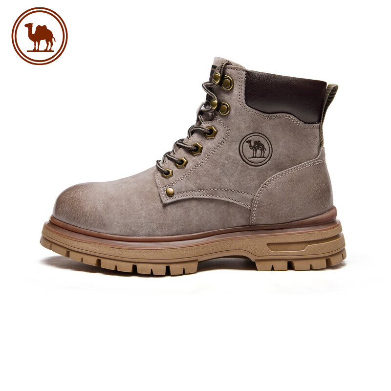 CAMEL Classic Hiking Boots - Beige, Women's Outdoor Work Shoes