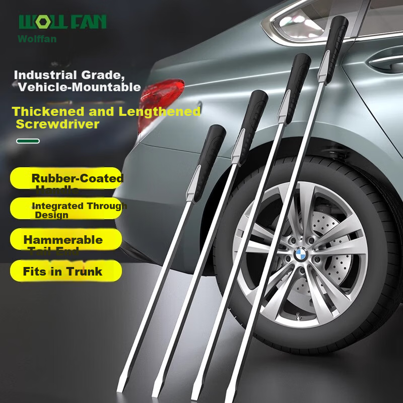 Wolffan Extended Impact Slotted Screwdriver Large Pry Bar